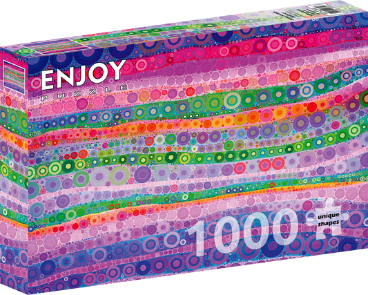 1000 Pieces Jigsaw Puzzle - Sweet Sixteen Abstract (2331)