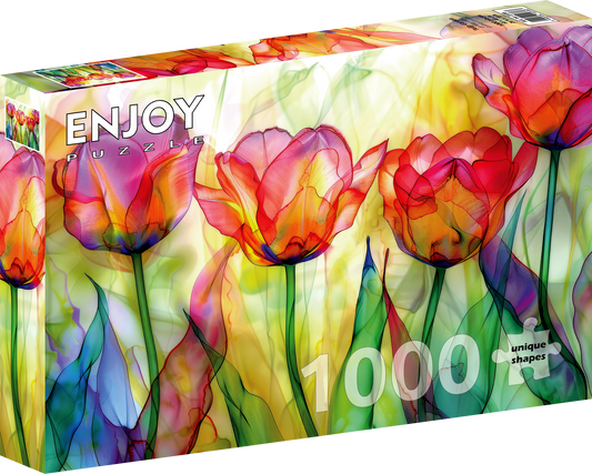 1000 Pieces Jigsaw Puzzle - Tulip Garden (2338)