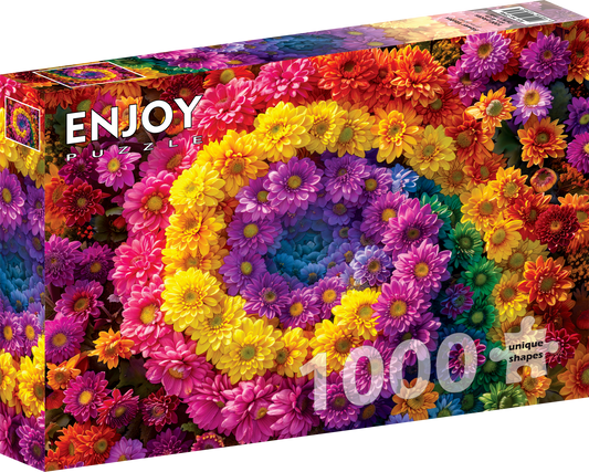 1000 Pieces Jigsaw Puzzle - Flower Vortex (2346)
