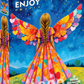 1000 Pieces Jigsaw Puzzle - Heart Wings (2347)