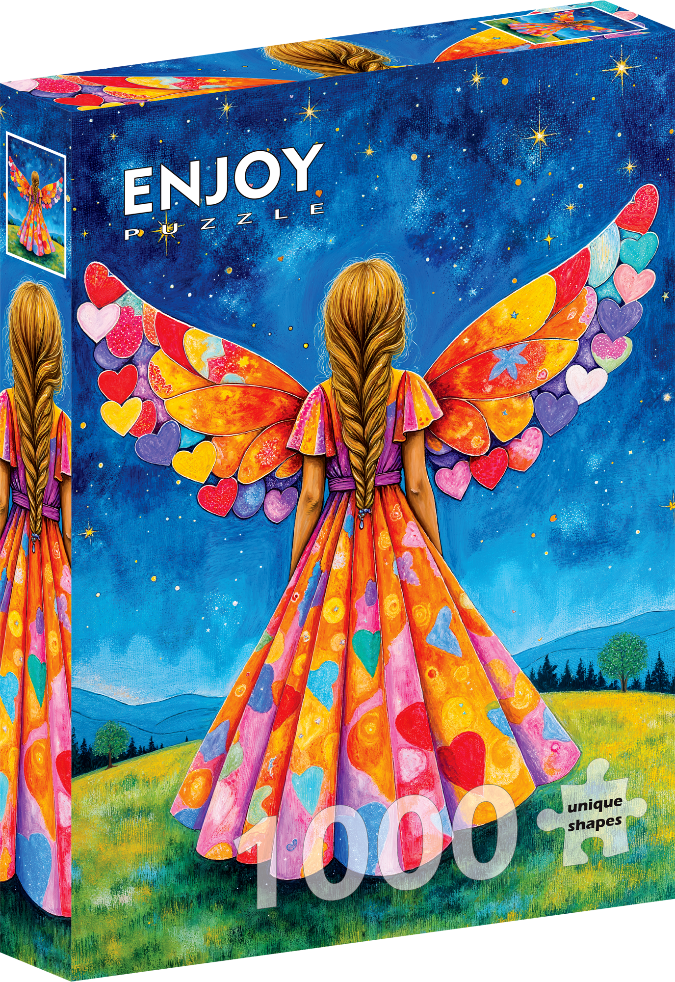 1000 Pieces Jigsaw Puzzle - Heart Wings (2347)