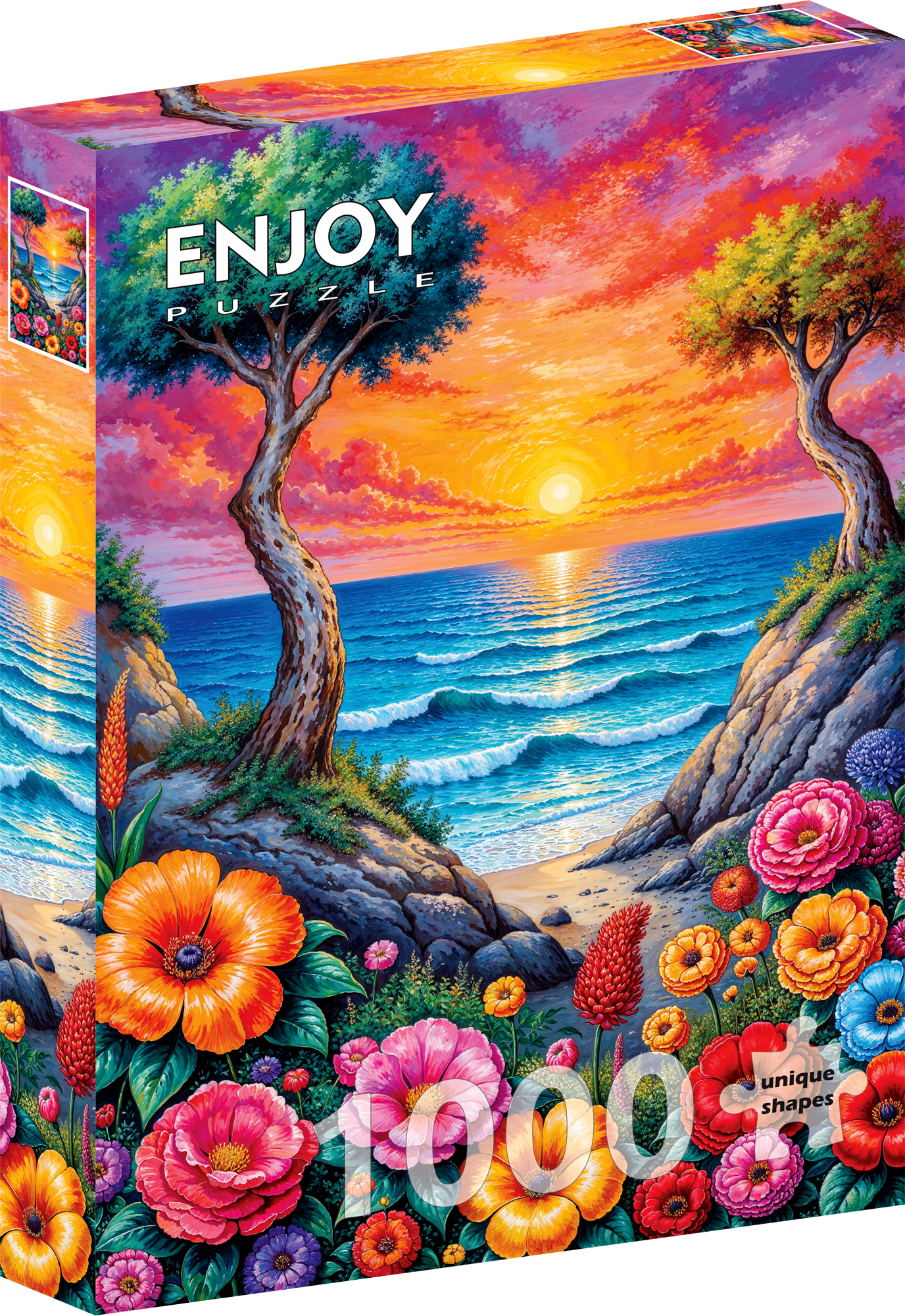 1000 Pieces Jigsaw Puzzle - Blooming Coast (2348)