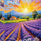 1000 Pieces Jigsaw Puzzle - Lavender Sunset (2349)