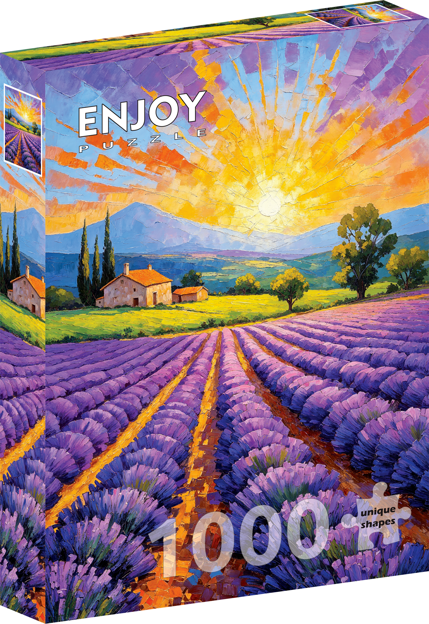 1000 Pieces Jigsaw Puzzle - Lavender Sunset (2349)