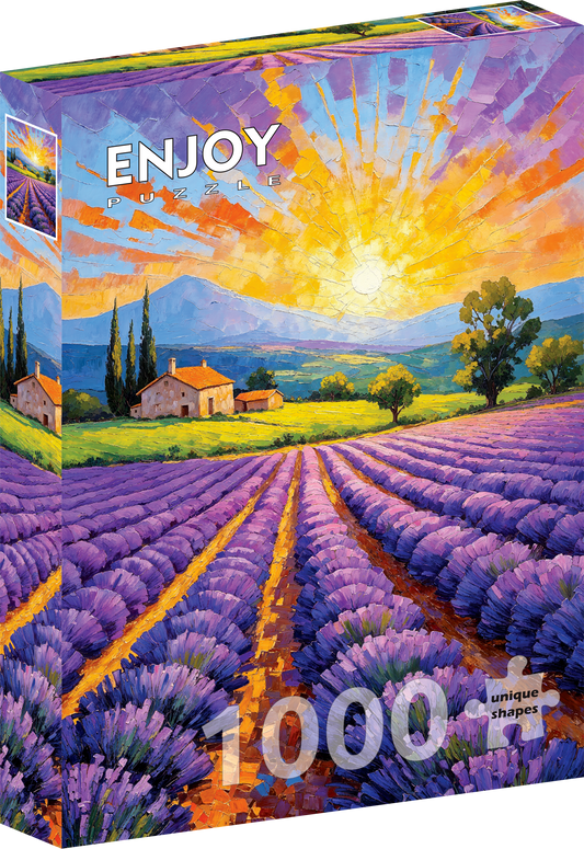 1000 Pieces Jigsaw Puzzle - Lavender Sunset (2349)