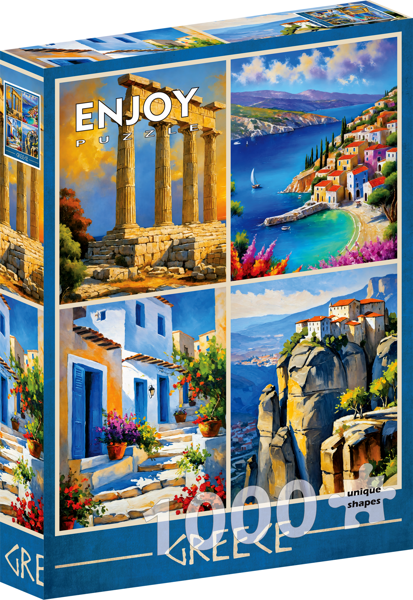 1000 Pieces Jigsaw Puzzle - Greek Views (2353)