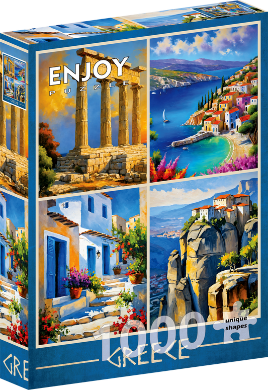 1000 Pieces Jigsaw Puzzle - Greek Views (2353)