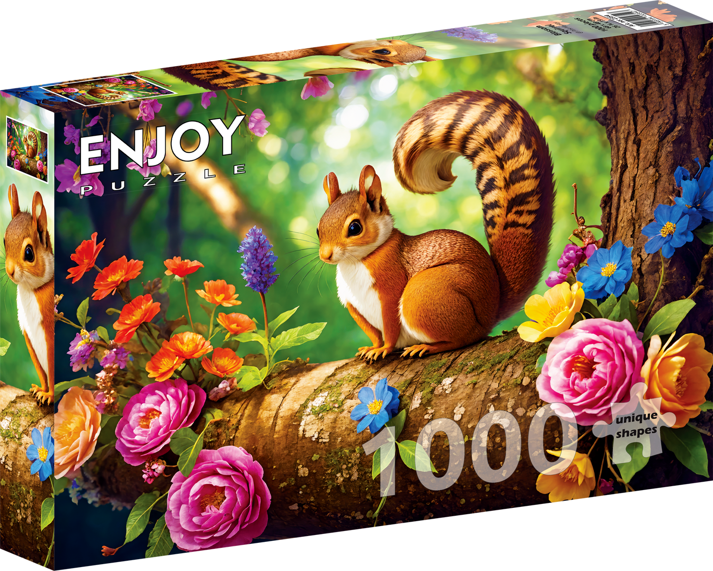 1000 Pieces Jigsaw Puzzle - Blossom Squirrel (2354)