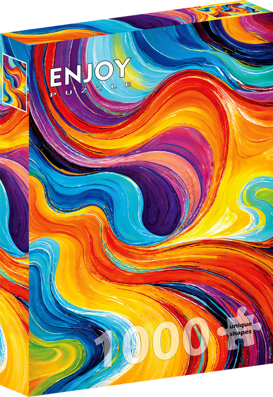 1000 Pieces Jigsaw Puzzle - Fluid Spectrum (2358)