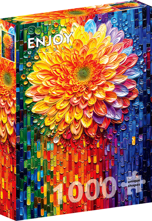 1000 Pieces Jigsaw Puzzle - Floral Mosaic (2360)
