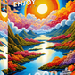 1000 Pieces Jigsaw Puzzle - Flowing Sunrise (2361)
