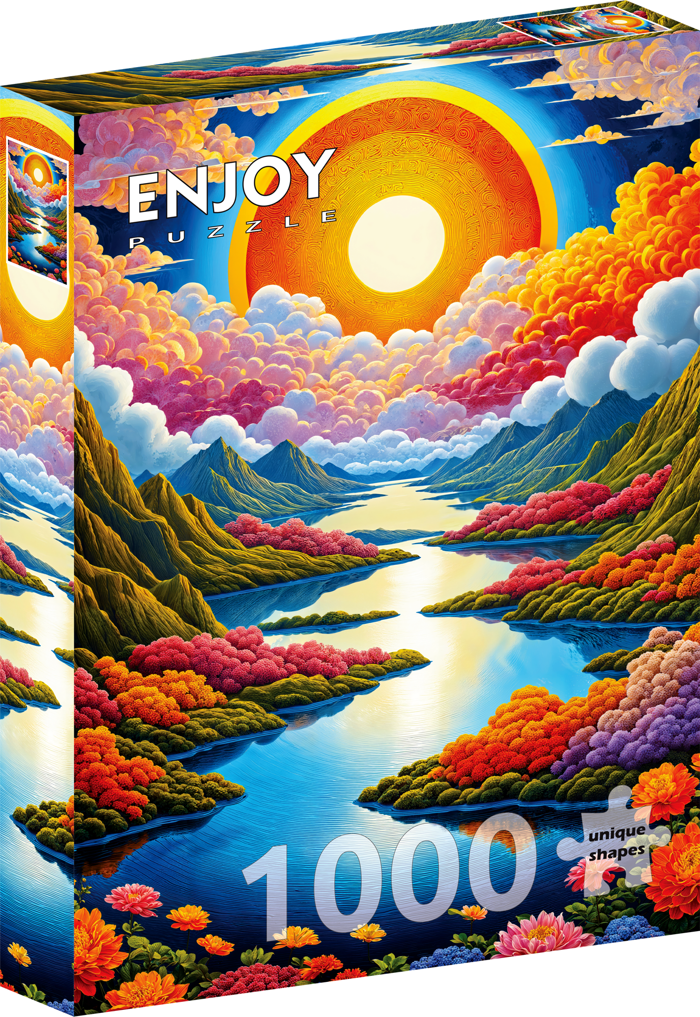 1000 Pieces Jigsaw Puzzle - Flowing Sunrise (2361)
