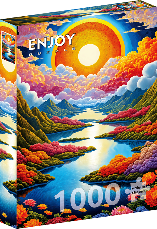 1000 Pieces Jigsaw Puzzle - Flowing Sunrise (2361)