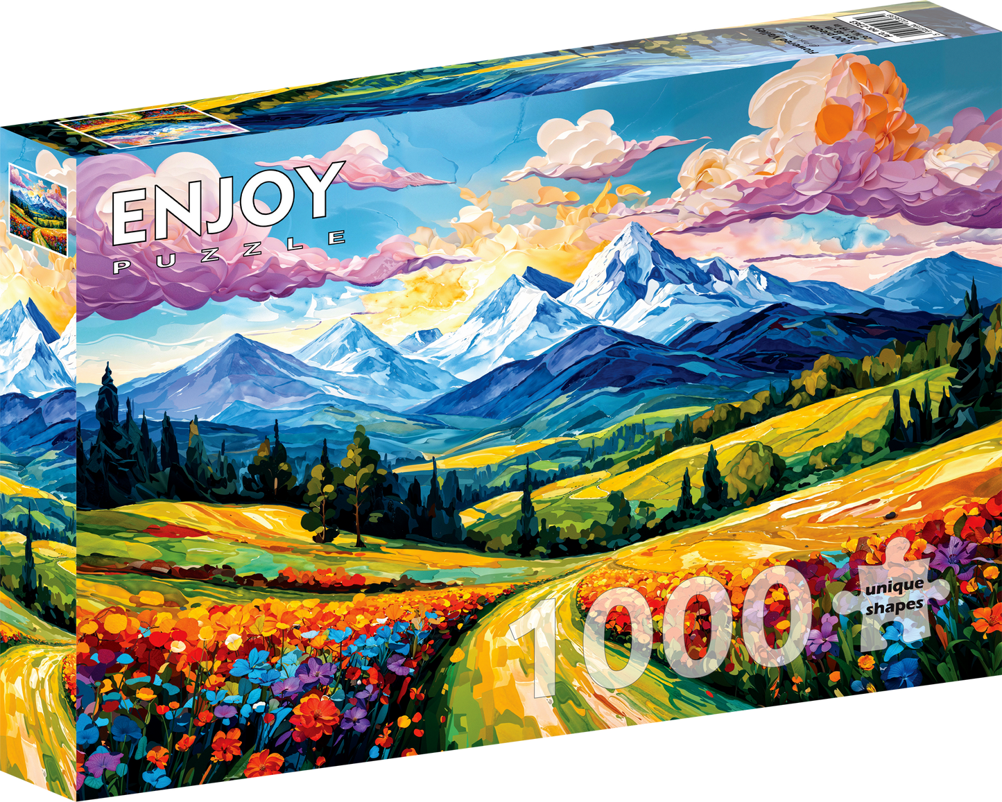 1000 Pieces Jigsaw Puzzle - Flowered Valley (2363)