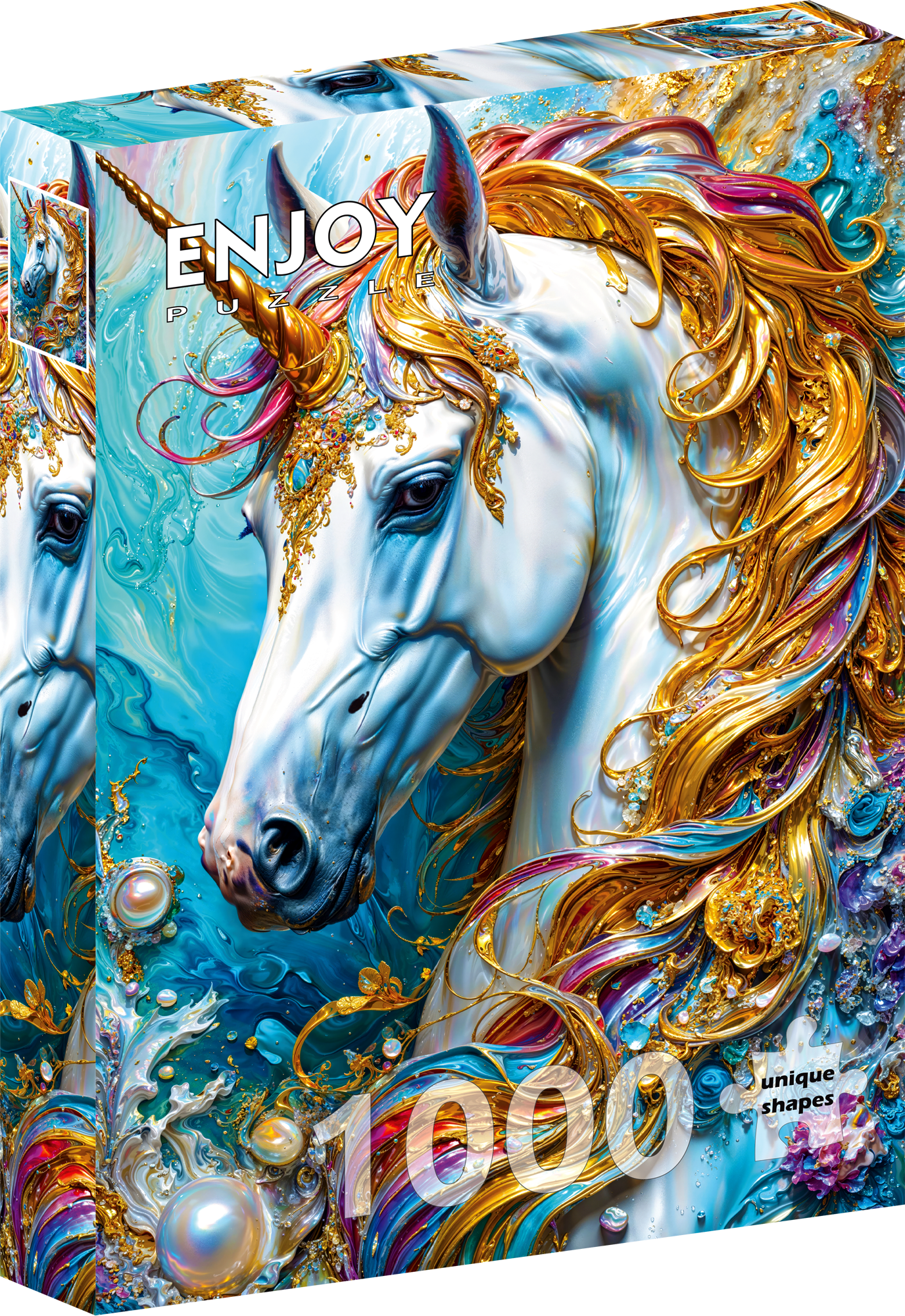 1000 Pieces Jigsaw Puzzle - Golden Unicorn (2364)