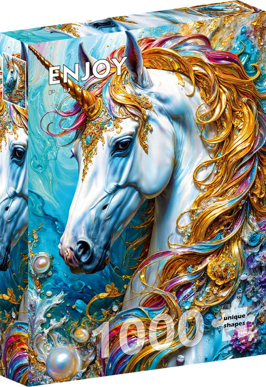 1000 Pieces Jigsaw Puzzle - Golden Unicorn (2364)