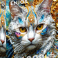 1000 Pieces Jigsaw Puzzle - Jeweled Cat (2366)