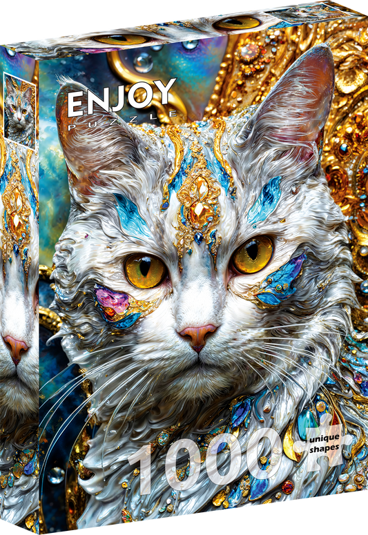 1000 Pieces Jigsaw Puzzle - Jeweled Cat (2366)