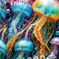 1000 Pieces Jigsaw Puzzle - Jellyfish Glow (2367)