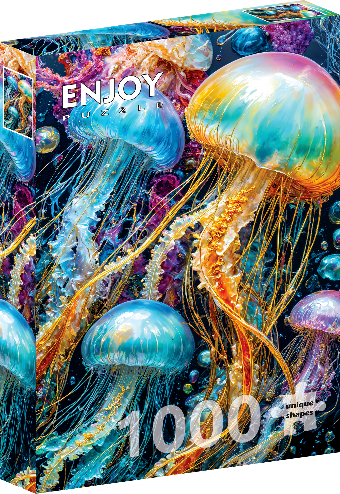 1000 Pieces Jigsaw Puzzle - Jellyfish Glow (2367)