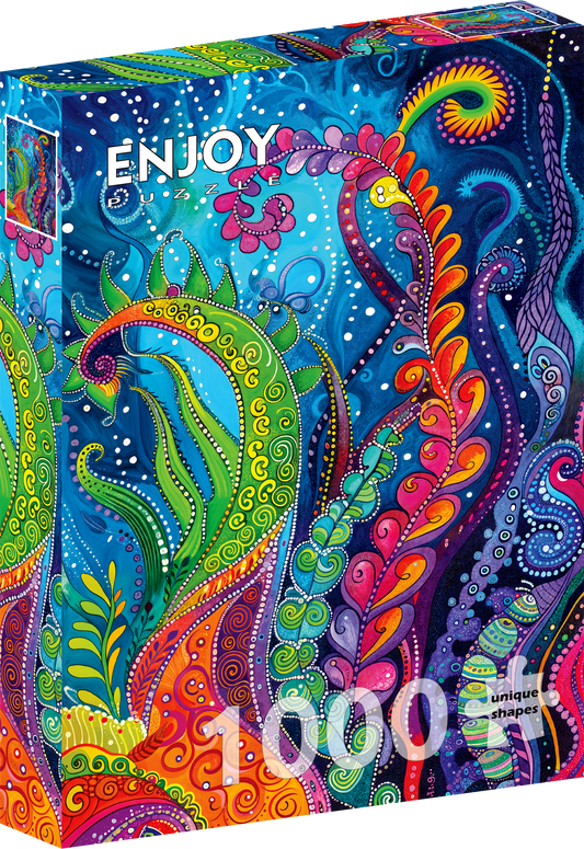 1000 Pieces Jigsaw Puzzle - Vivid Spirals (2371)