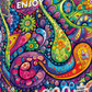 1000 Pieces Jigsaw Puzzle - Joyful Swirls (2375)