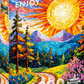 1000 Pieces Jigsaw Puzzle - Mosaic Sunrise (2378)