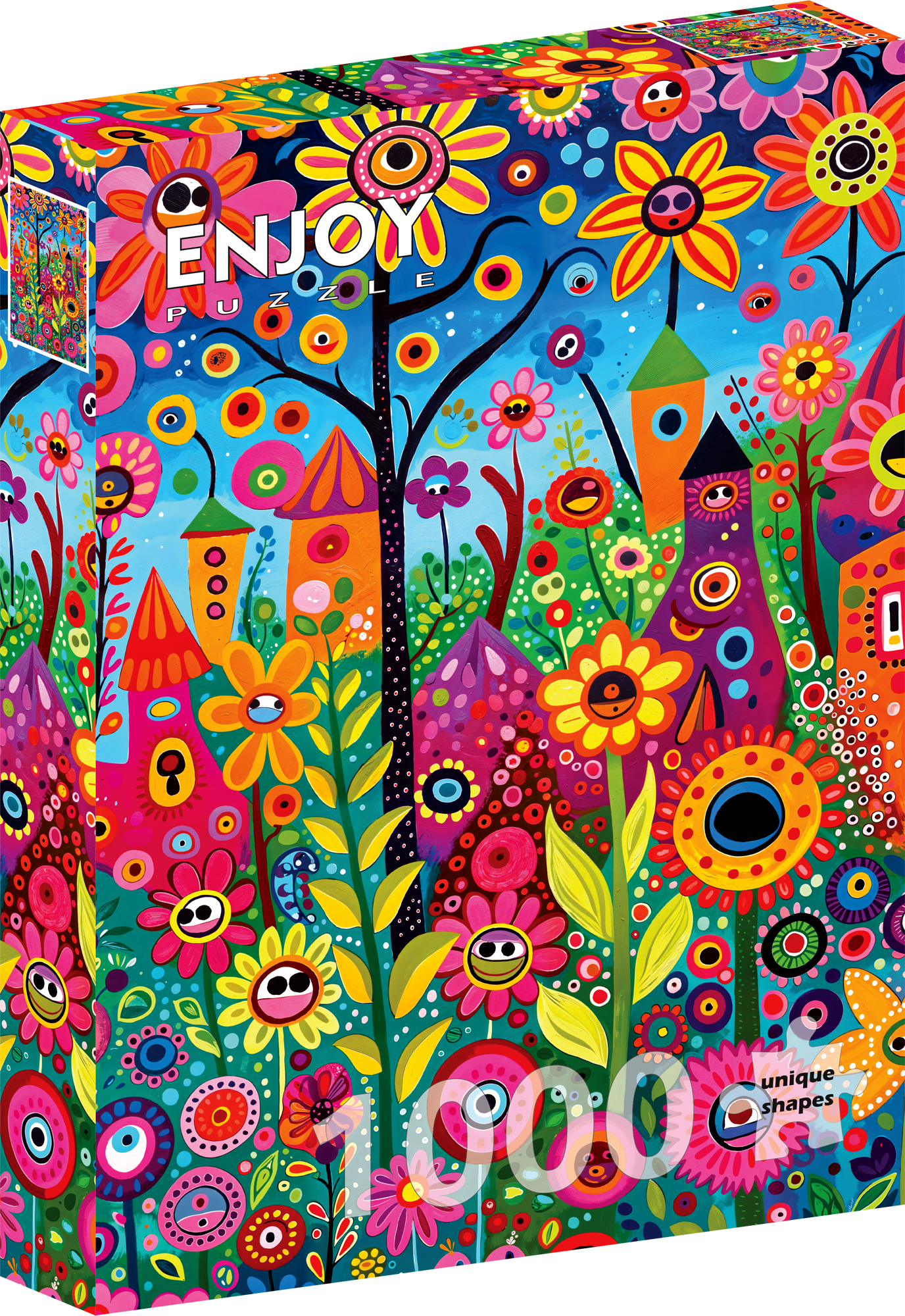 1000 Pieces Jigsaw Puzzle - Playful Garden (2381)
