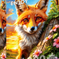 1000 Pieces Jigsaw Puzzle - Curious Fox (2387)