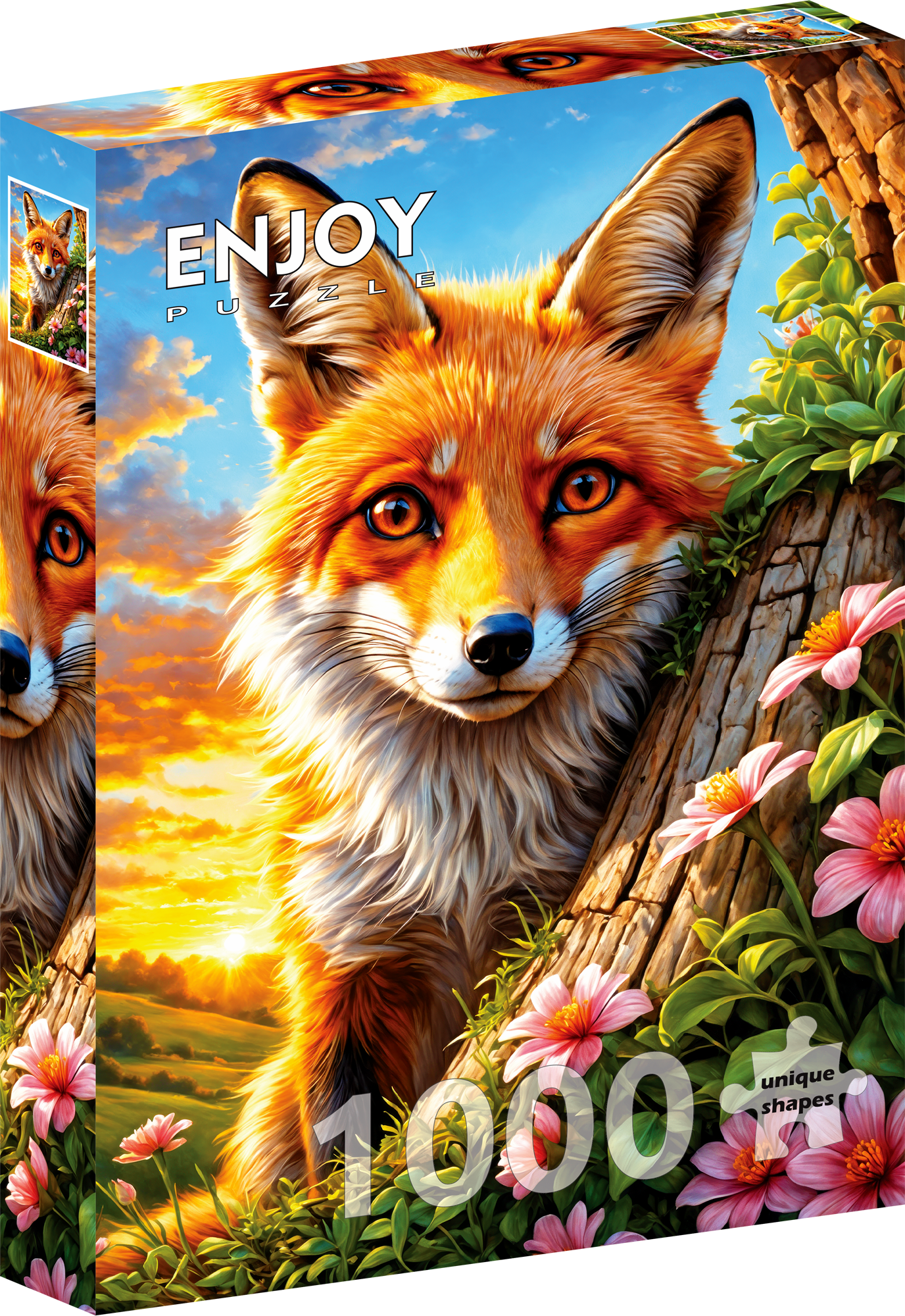 1000 Pieces Jigsaw Puzzle - Curious Fox (2387)