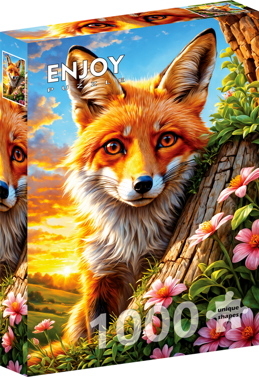 1000 Pieces Jigsaw Puzzle - Curious Fox (2387)