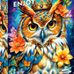 1000 Pieces Jigsaw Puzzle - Royal Owl (2390)