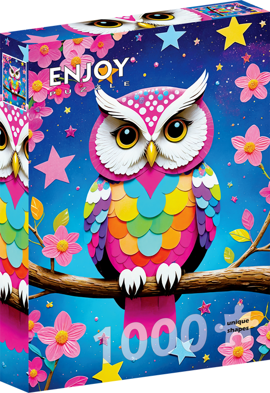 1000 Pieces Jigsaw Puzzle - Starry Owl (2391)
