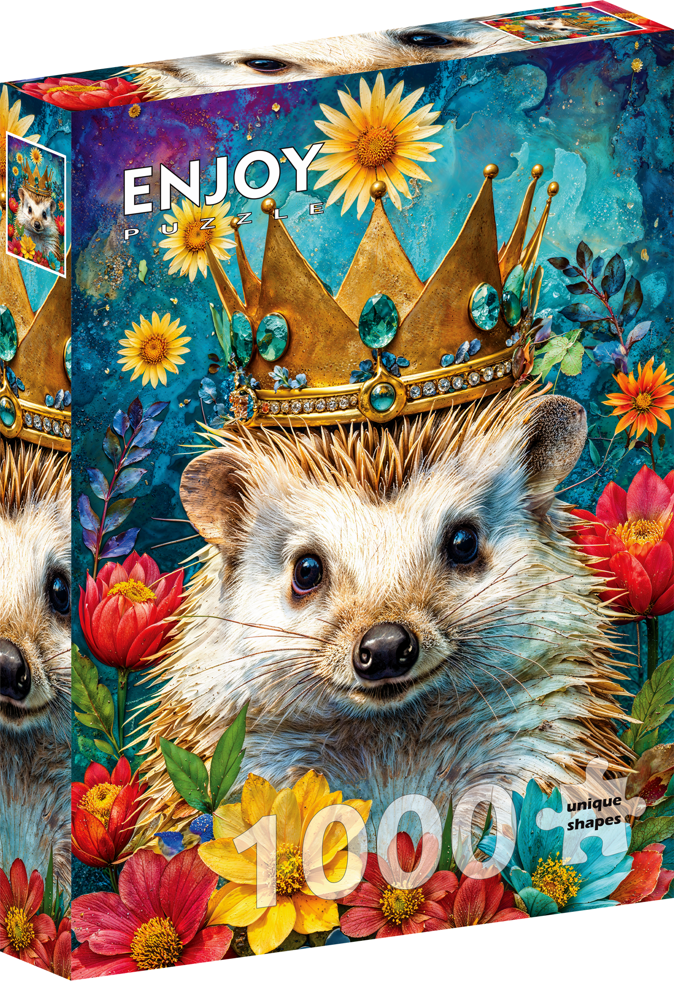1000 Pieces Jigsaw Puzzle - Crowned Hedgehog (2392)