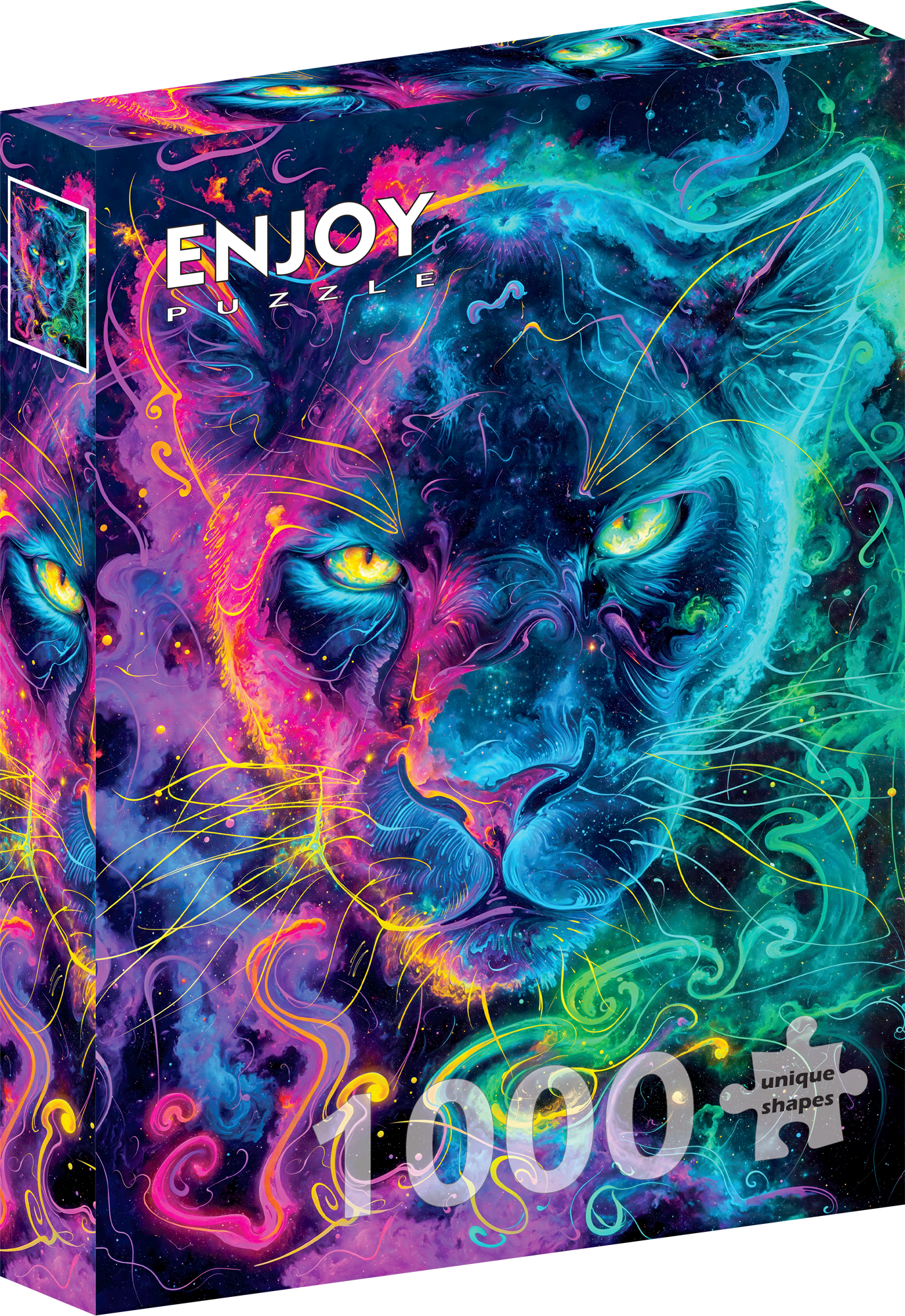 1000 Pieces Jigsaw Puzzle - Neon Panther (2394)