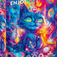 1000 Pieces Jigsaw Puzzle - Cosmic Cat (2396)
