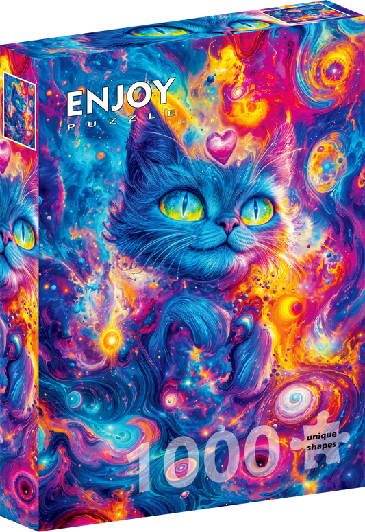 1000 Pieces Jigsaw Puzzle - Cosmic Cat (2396)