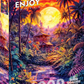 1000 Pieces Jigsaw Puzzle - Jungle Twilight (2397)