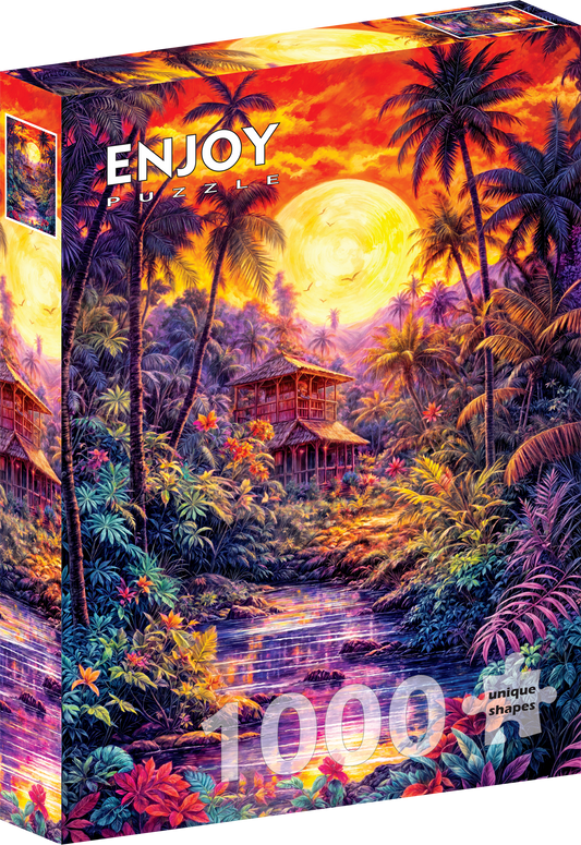 1000 Pieces Jigsaw Puzzle - Jungle Twilight (2397)