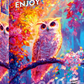 1000 Pieces Jigsaw Puzzle - Blossom Owl (2398)