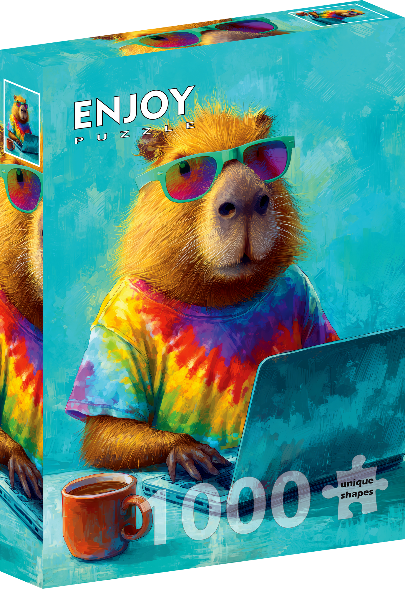 1000 Pieces Jigsaw Puzzle - Cool Capybara (2399)
