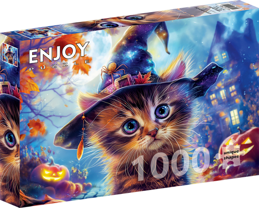 1000 Pieces Jigsaw Puzzle - Little Witch Cat (2401)