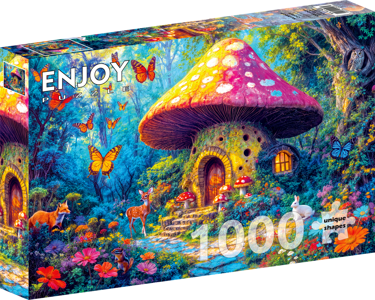 1000 Pieces Jigsaw Puzzle - Mushroom Cottage (2403)