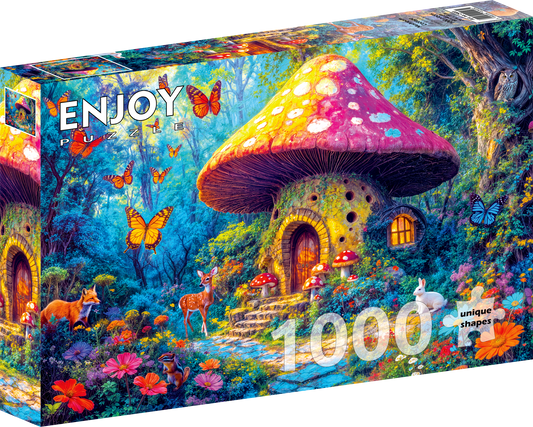 1000 Pieces Jigsaw Puzzle - Mushroom Cottage (2403)