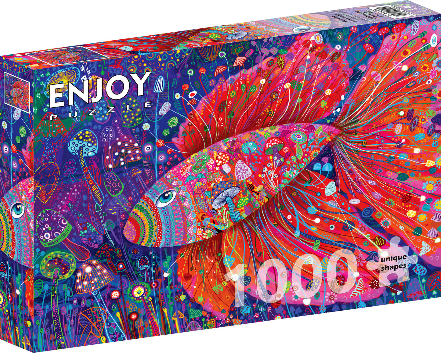 1000 Pieces Jigsaw Puzzle - Floating Mushrooms (2409)