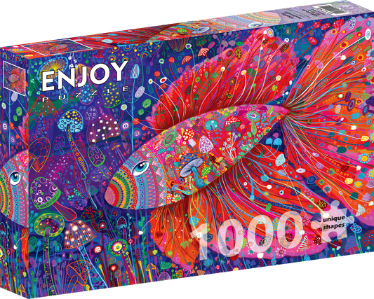 1000 Pieces Jigsaw Puzzle - Floating Mushrooms (2409)