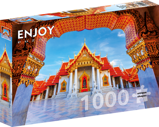 1000 Pieces Jigsaw Puzzle - The Marble Temple, Bangkok (2416)