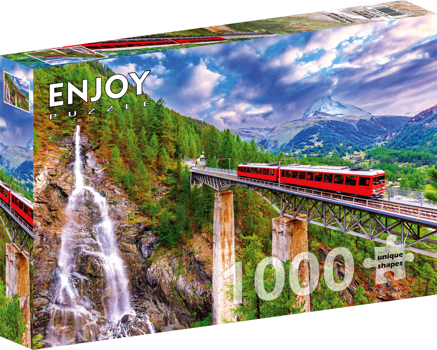 1000 Pieces Jigsaw Puzzle - Gornergrat Train, Zermatt (2418)