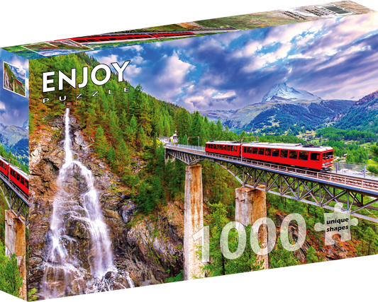 1000 Pieces Jigsaw Puzzle - Gornergrat Train, Zermatt (2418)