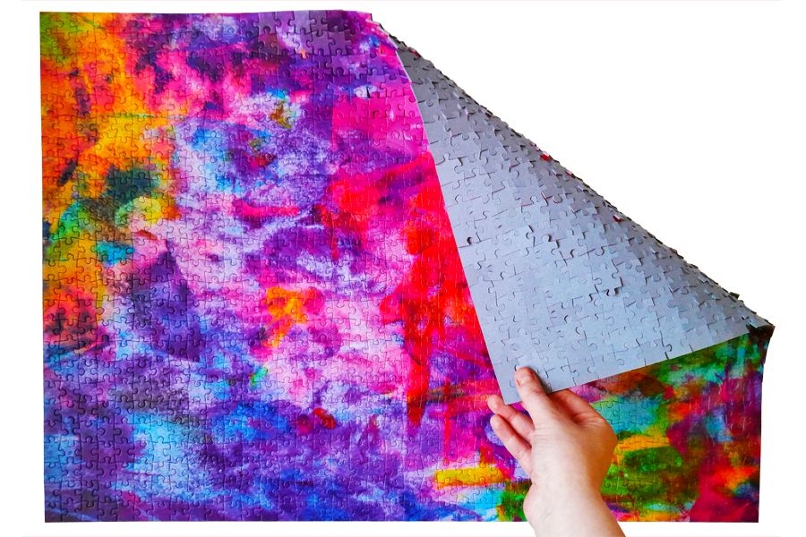  Abstract Pastel Tones Color Neutral Geo Dyed Melange Wate  Jigsaw Puzzle Jigsaw Puzzle with 500 Pieces : Toys & Games